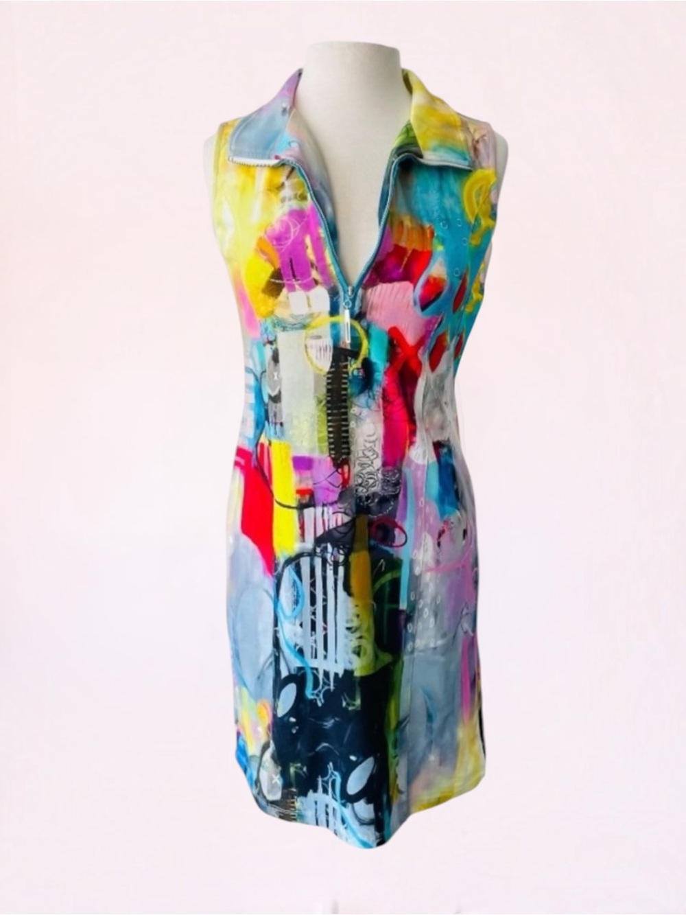 DOLCEZZA ART Graphic Dress Size Small